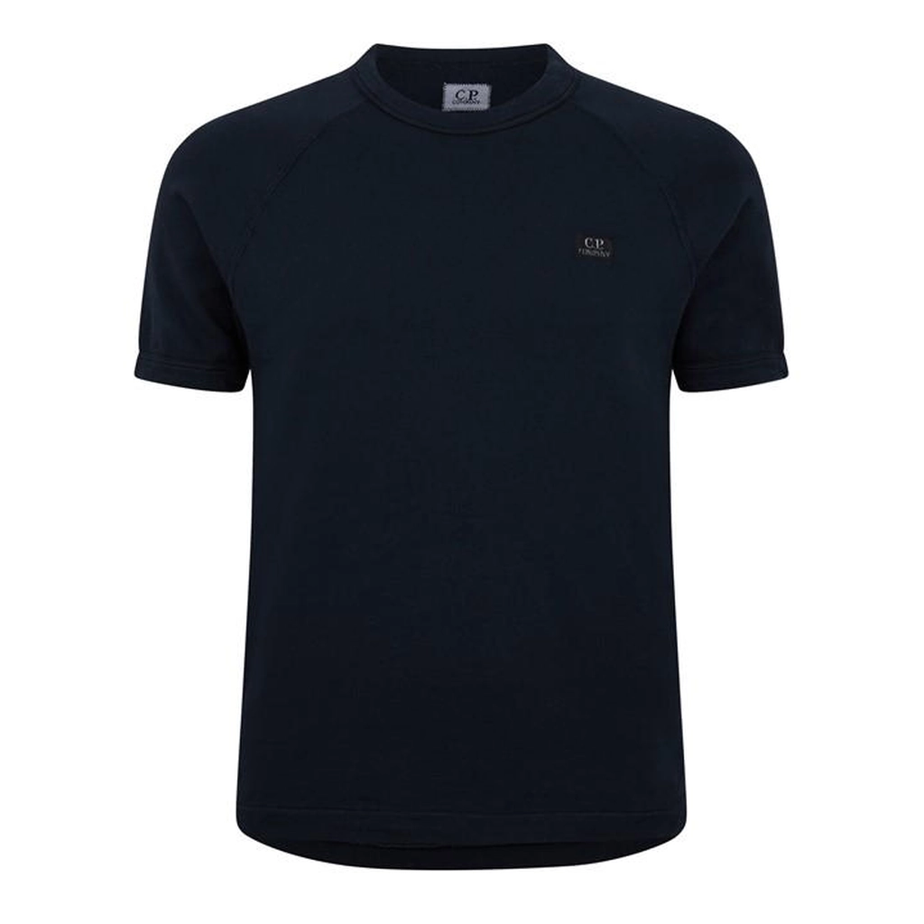 CP Company CP Hvy Jrsy SS Sweat Sn42 - Blue